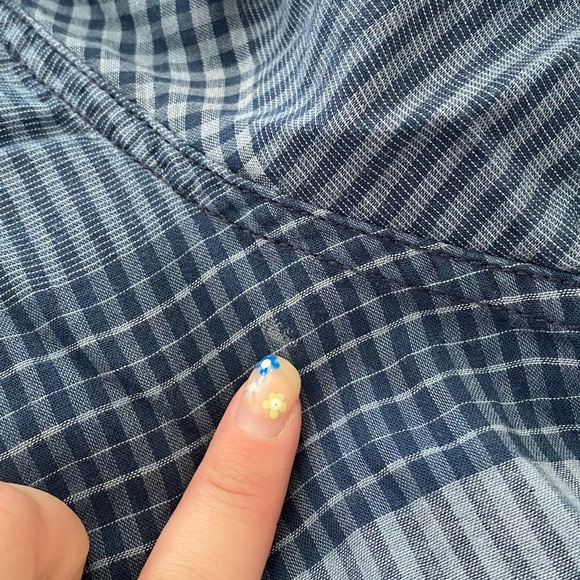 Tommy Bahama Blue Stripe Island Modern Fit Button Up Shirt - Picture 8 of 8